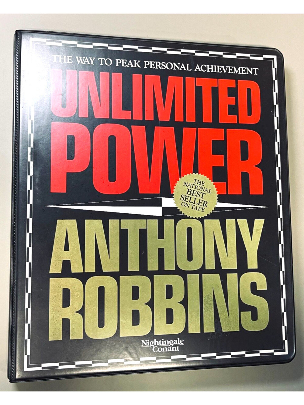 Unlimited Power Cassette Tape Tony Robbins 1986 Vintage with Included Books